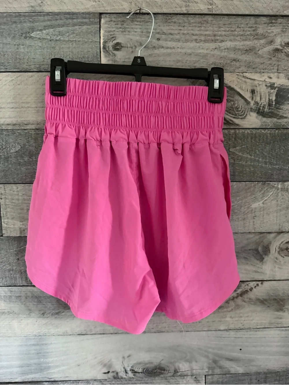 Nike Women's Hot Pink Smocked Waist Running Shorts